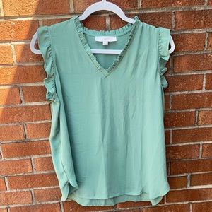 Loft Frilly Tank
